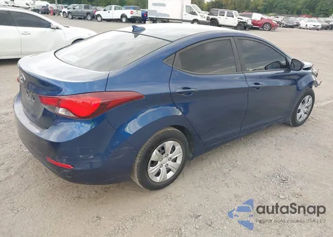 2016 Hyundai Elantra Se из США, поврежденный, VIN 5NPDH4AE7GH783214